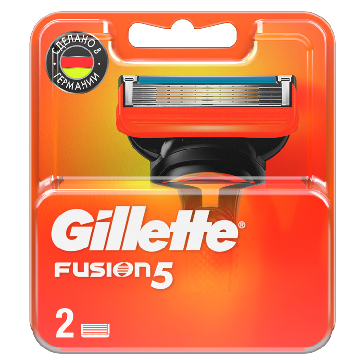 

Сменные кассеты Gillette Fusion 5 для бритья 2 шт.
