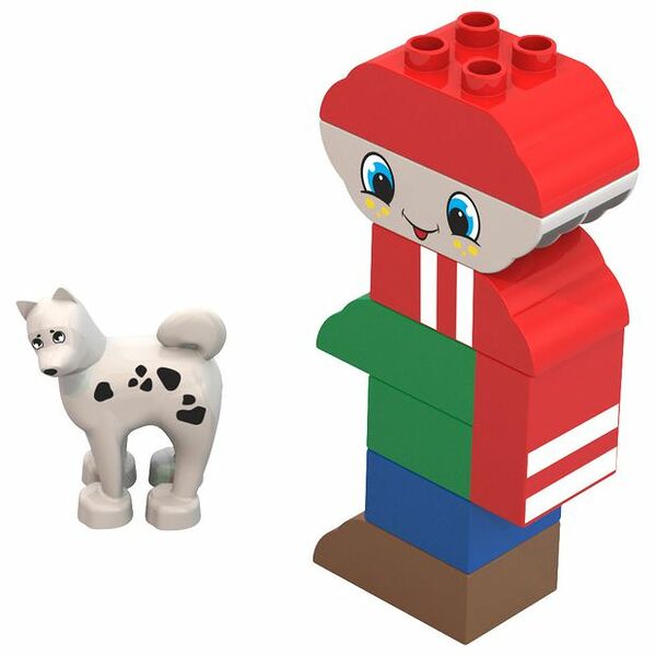 Конструктор Нордпласт Человек с собакой