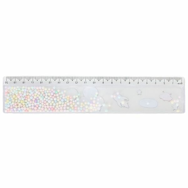 Линейка с шариками в ассортименте 1 шт