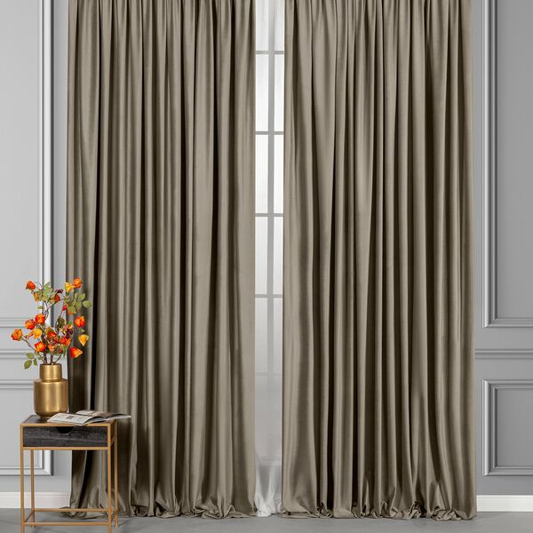 Штора на ленте Daily by T Вилен, 200х270 см, полиэстер, коричневый 1 шт
