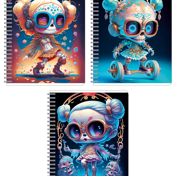 Тетрадь Academy Style в клетку А5, 48 л в ассортименте 1шт