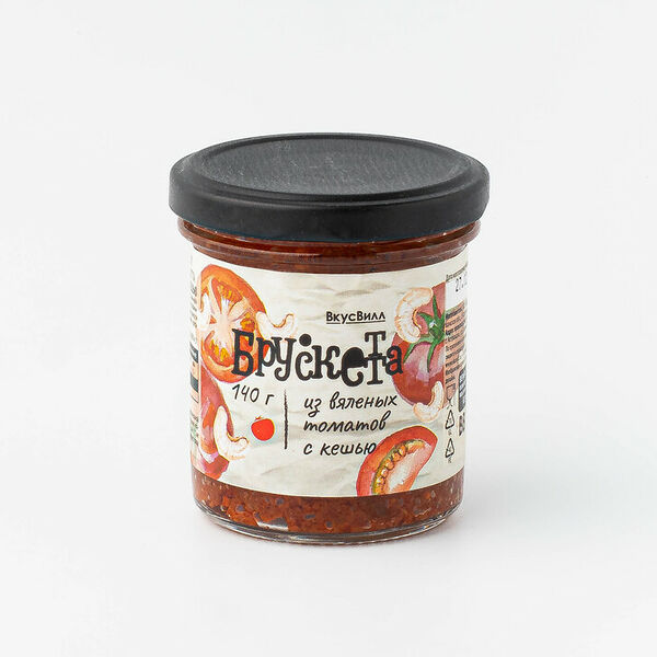 Брускетта из вяленых томатов с кешью 140 г