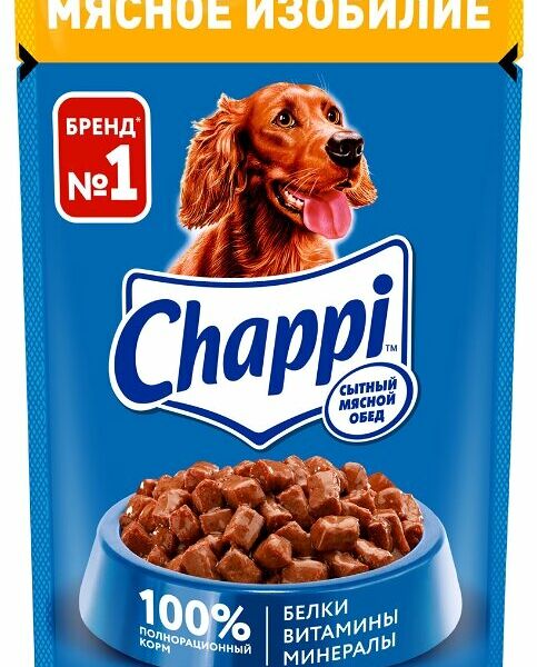 Корм для собак Chappi Мясное изобилие