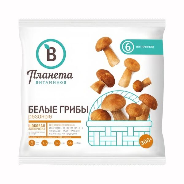 Белые грибы Планета Витаминов 300г