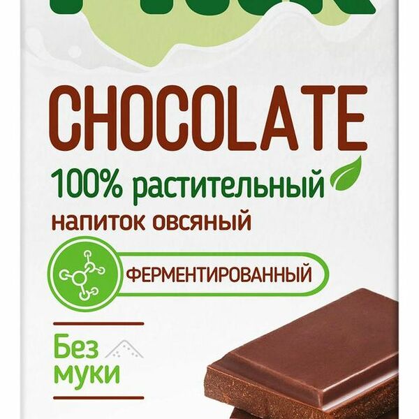 Напиток Green Milk растительный овсяный с шоколадом, 1л