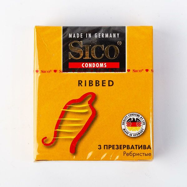 Sico Ribbed презервативы ребристые 3 шт
