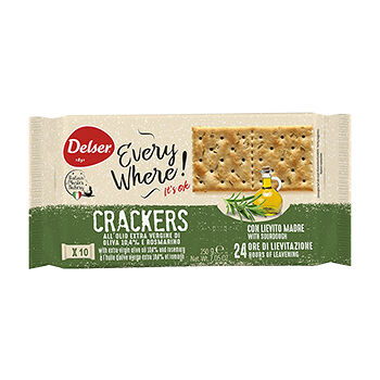 Крекеры Delser с оливковым маслом и розмарином Quality Food Group S.P.A 