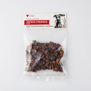 Лакомство для собак и кошек "Легкое говяжье мини", 50 гр