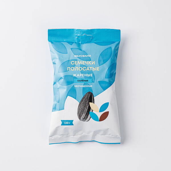 Семечки полосатые жареные соленые, 150г