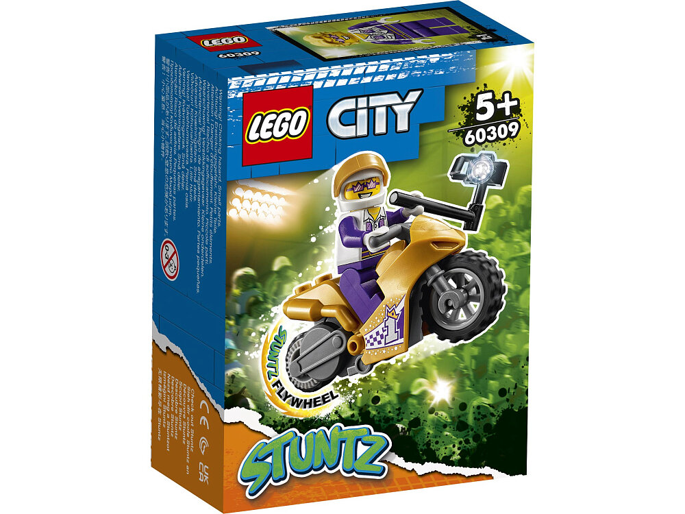 

Конструктор LEGO City 60309 Конструктор Трюковый мотоцикл с экшн-камерой