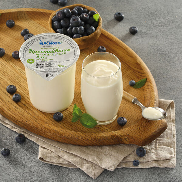 Простокваша мечниковская 4,0% ГОСТ термостатная МясновЪ Ферма