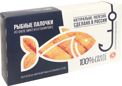 

Рыбные палочки Espersen из филе минтая в панировке 250 г