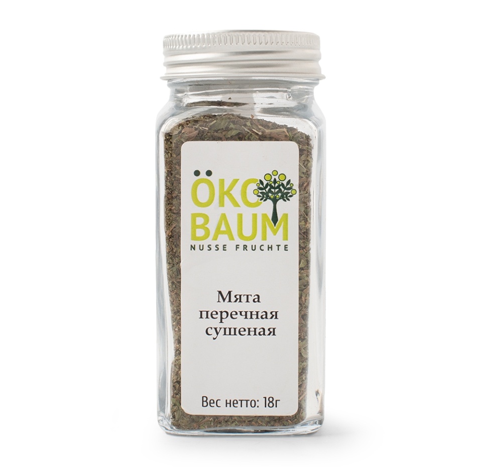 

Приправа OKO BAUM мята сушеная 18г, Россия