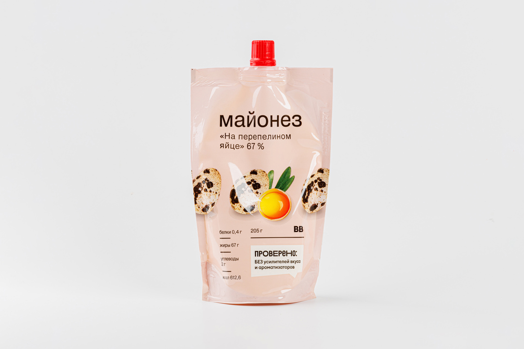 

Майонез на перепелином яйце 67%