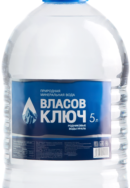 Вода минеральная Власов ключ природная столовая негазированная