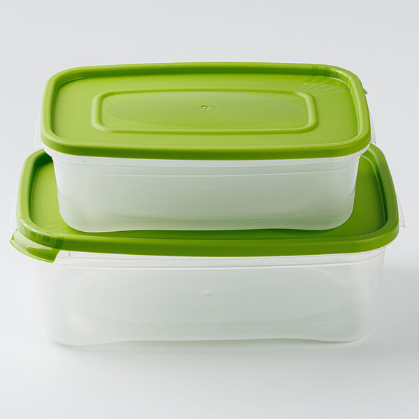 Комплект контейнеров прямоугольных Каскад 2 шт (1.2 л, 2.2 л) цвет в ассортименте