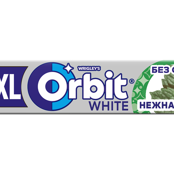 Жевательная резинка Orbit XXL нежная мята, 20.4 г