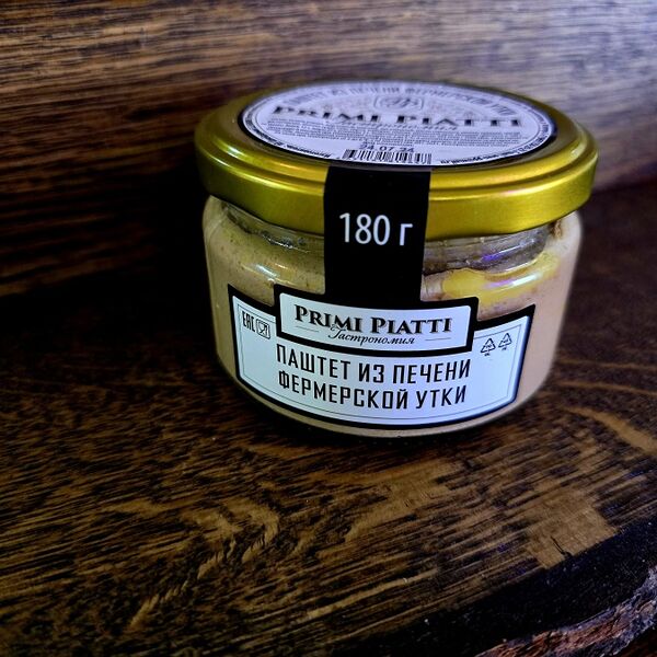 Паштет из печени фермерской утки