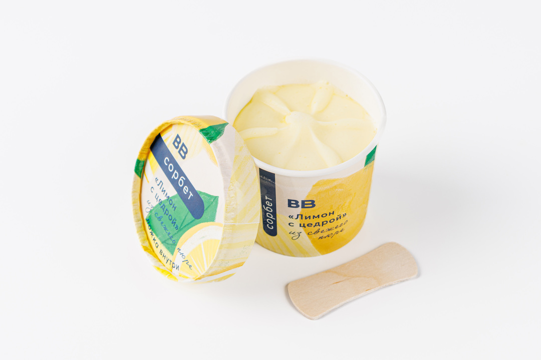 

Сорбет Вкусвилл "Лимон с цедрой", 75г