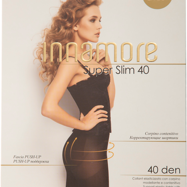 Колготки женские INNAMORE Super Slim 40 den miele 4