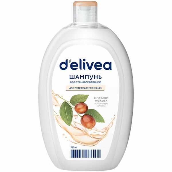 Шампунь Delivea восстанавливающий для поврежденных волос 0.75 л