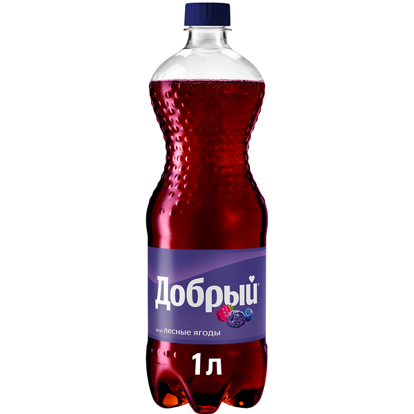 Напиток газированный Добрый лесные ягоды, 1 л