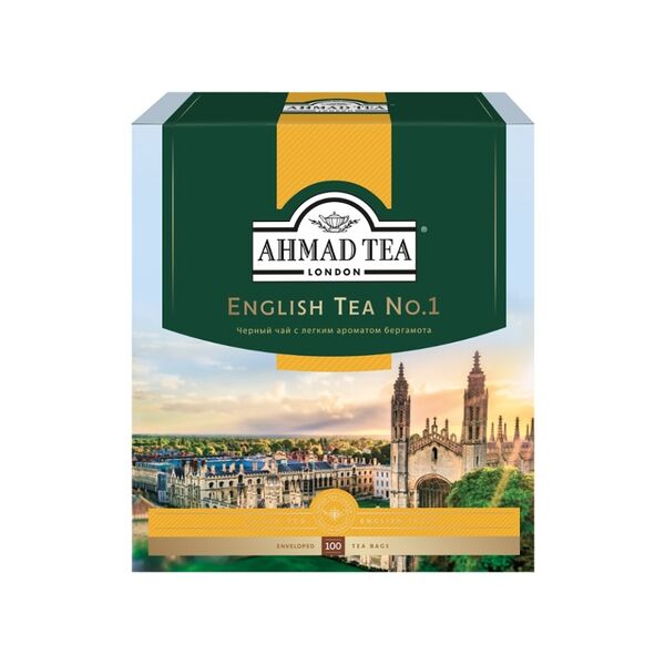 Чай Ahmad Tea Английский чай No1 черный, 100 шт
