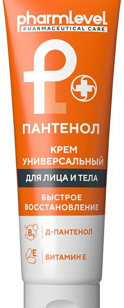 Крем для лица и тела Pharmlevel Пантенол универсальный 75мл