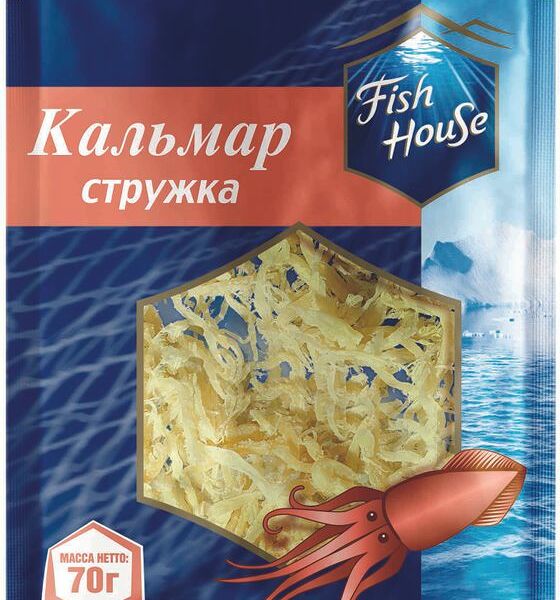 Кальмар сушеный Fish House стружка