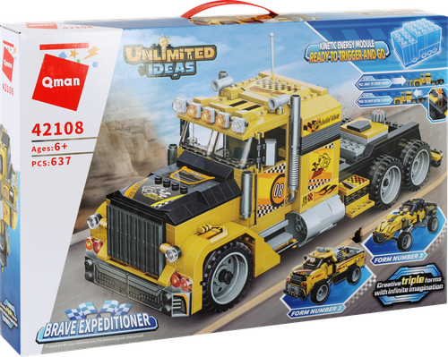 

Конструктор QMAN Транспорт, 637 деталей