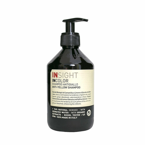 Шампунь для волос Insight INCOLOR Incolor Shampoo Antigiallo Anti-Yellow Shampoo 400 мл