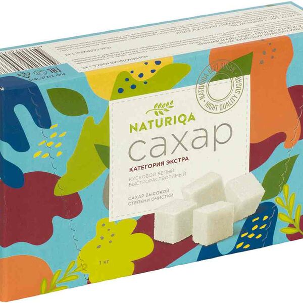 Сахар кусковой Naturiqa белый категория Экстра