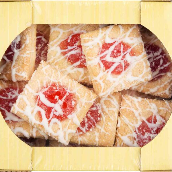 Печенье слоёное Контек Фритата с клубничным джемом