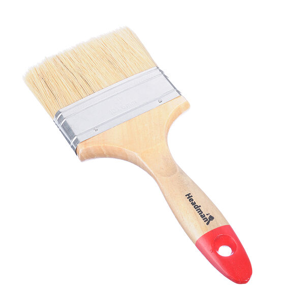 Кисть малярная Headman плоская евро натуральная щетина 4 100 мм