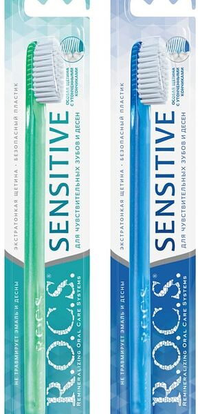 Зубная щетка R.O.C.S. Sensitive мягкая в ассортименте