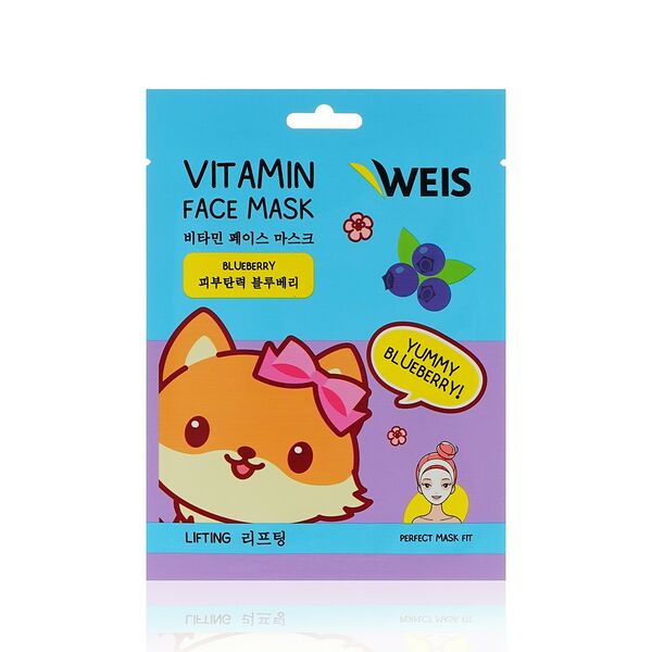 Маска для лица WEIS Vitamin Blueberry