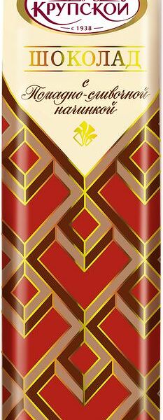 Шоколадный батончик КФ Крупской с помадно-сливочной начинкой 50г
