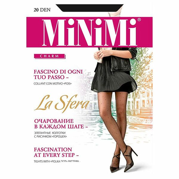 Колготки Minimi La Sfera 20 den Nero р.4