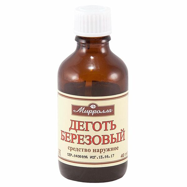 Мирролла Деготь березовый средство наружное 40 мл