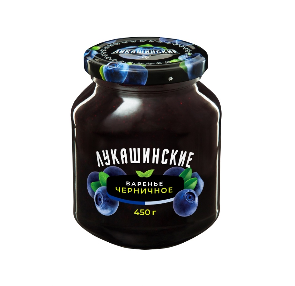 

Варенье Лукашинские черничное 450 г