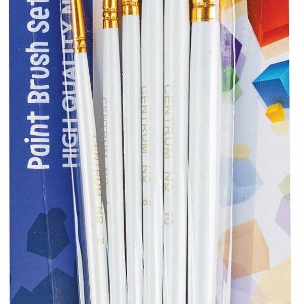 Набор художественных кистей Centrum 2,4,6,8,10,12, 6 шт