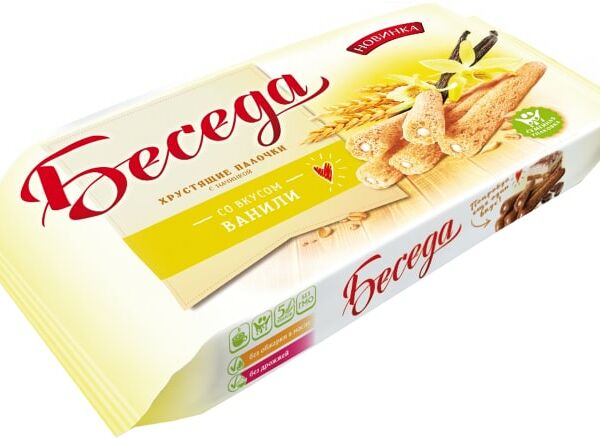 Палочки Беседа хрустящие Ваниль 180г