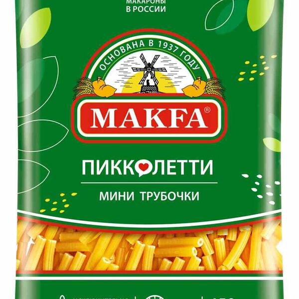 Макаронные изделия Makfa Пикколетти мини Трубочки