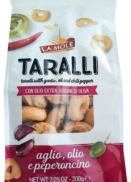 Таралли La Mole с чесноком 200г