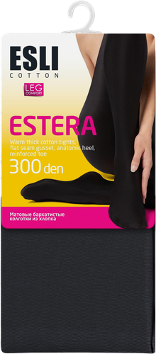 

Колготки женские ESLI Estera 300 den, nero 6, Арт. 14С-65СПЕ