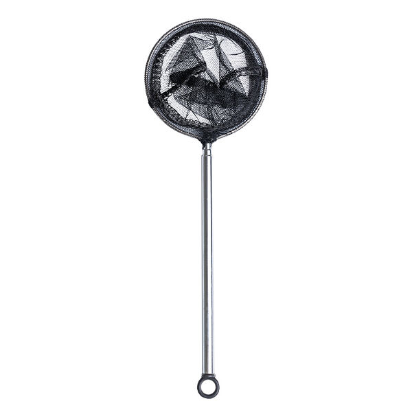 Сачок телескопический круглый для аквариума, обод 6,5 см, ручка 15-45,5 см