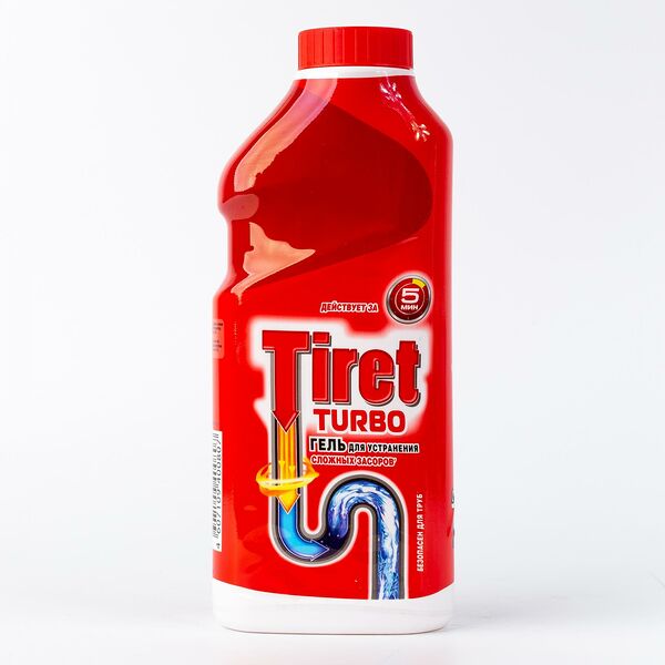 Гель для устранения сложных засоров, Tiret Turbo