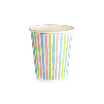 Стаканы Duni бум Stripes Multi 240мл Duni (Shanghai) Aviation & Hospitaly 10 шт