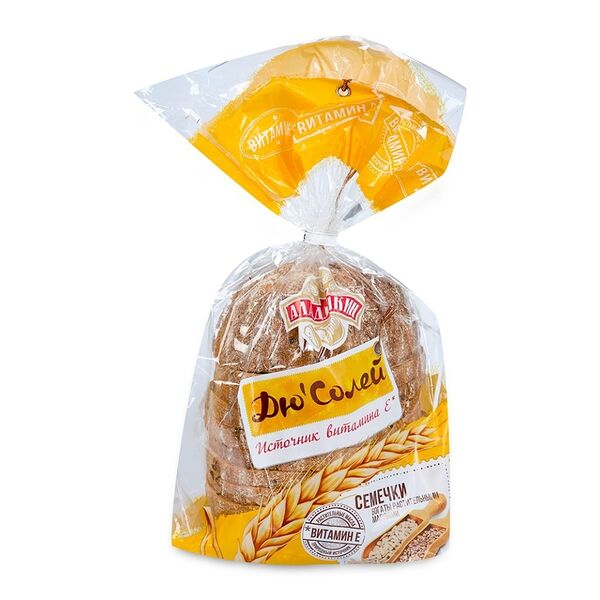 Хлеб пшеничный подовый Дарница половинка в нарезке