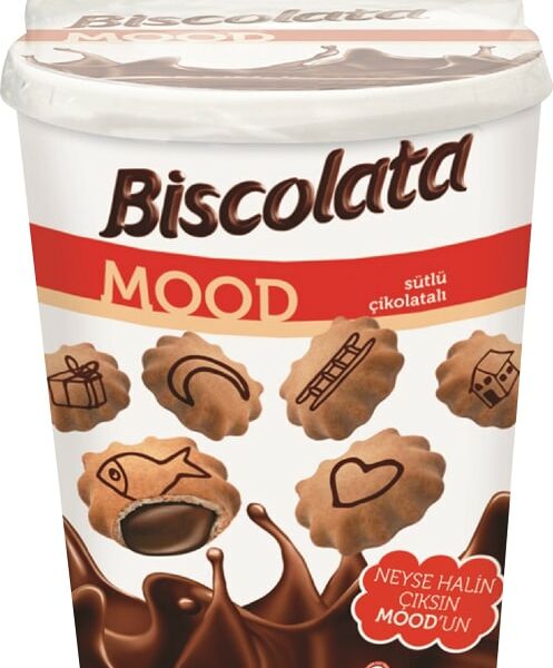 Печенье Biscolata Mood с шоколадной начинкой 115г